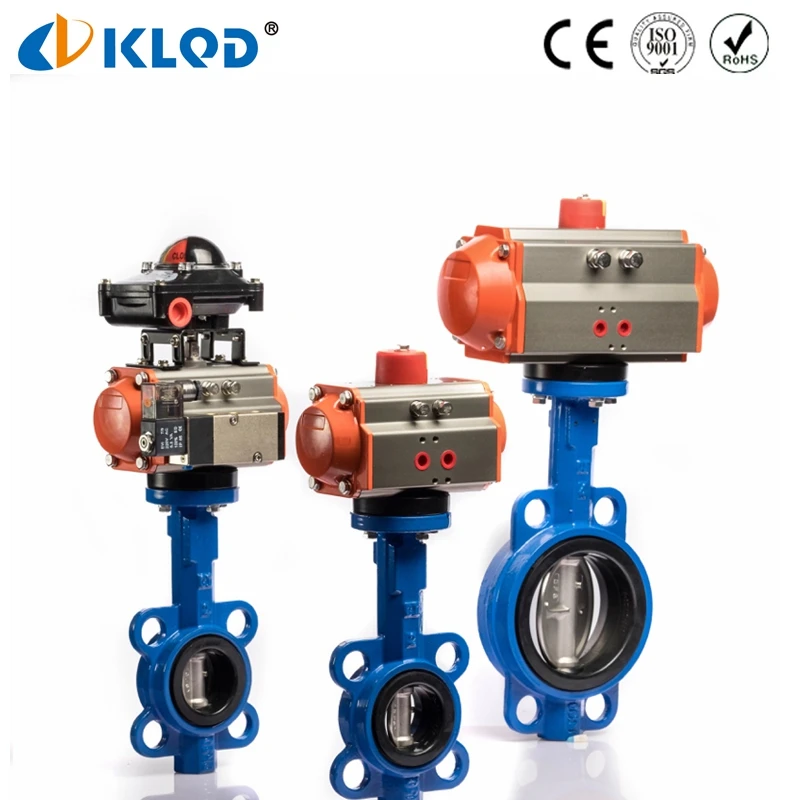 

Pneumatic Wafer Type PN10 DN300 Butterfly Valve