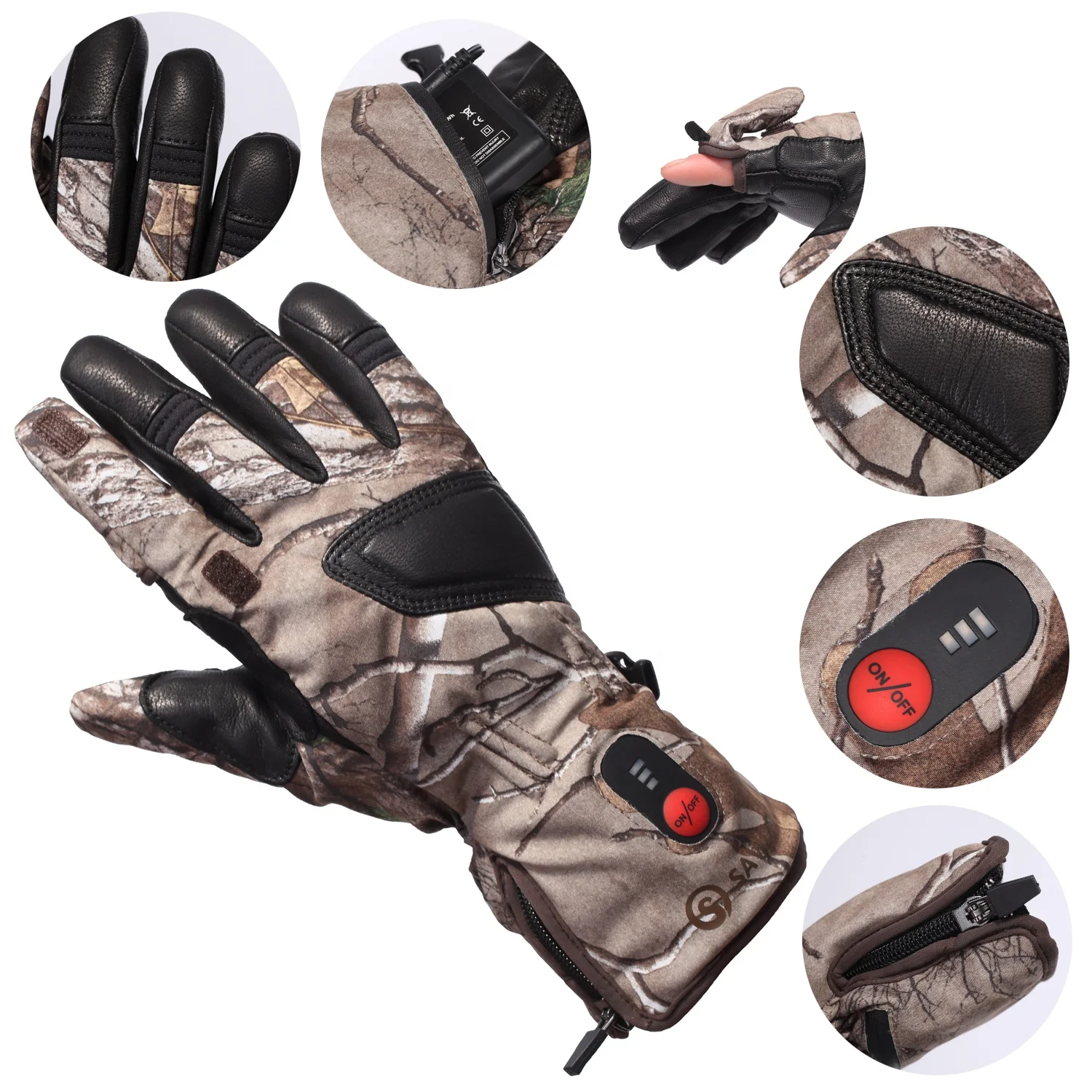 여성용, 남성용, 방수 기능, 충전식 배터리, 발열 기 - Heated Gloves Electric 리뷰 및 가격
