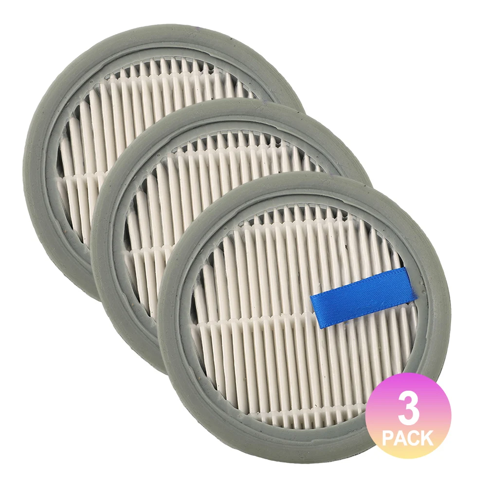 3pcs Dust Filters For HOMPANY For SmartVac 12 Vacuum Cleaner Parts Washable Household Cleaning Supplies