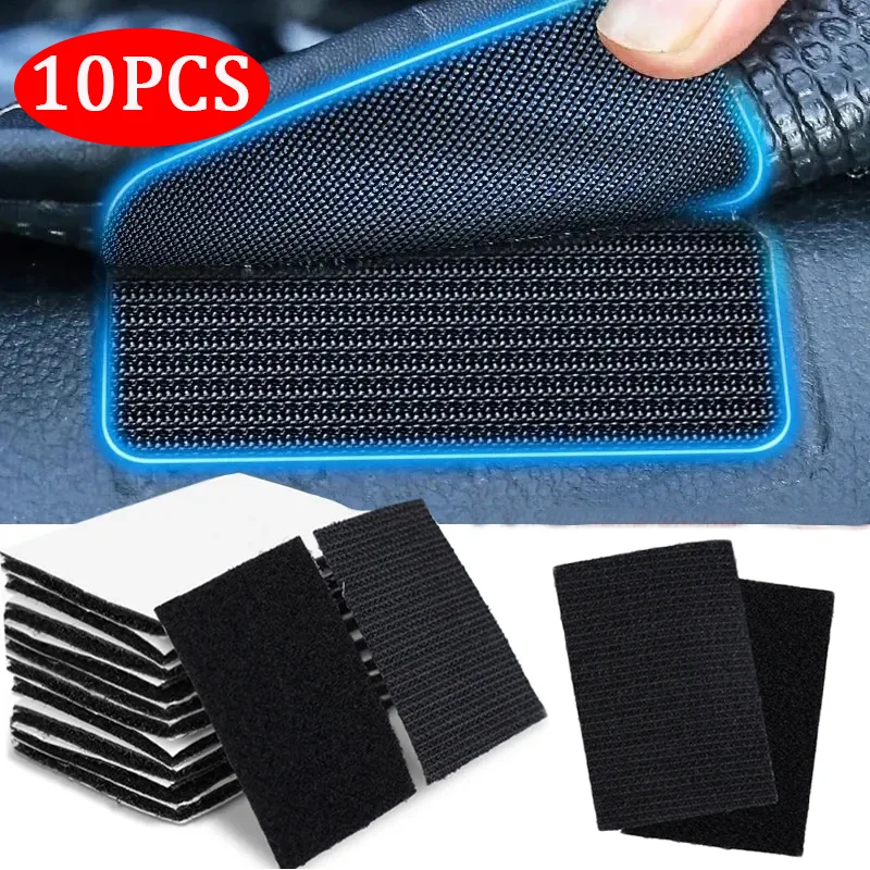 Universal Car Carpet Mat Fixing Stickers Anti-slip Fixed Tape Sticker Foot Pad Self- Adhesive Invisible Tape Auto Accessories