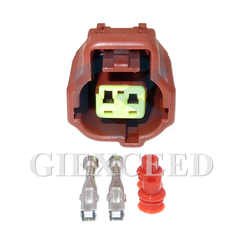

2 Sets 2 Pin AC Assembly 1.8 Series Auto Cable Connector Car Wiring Harness Waterproof Socket Water Temperature Sensor Wire Plug