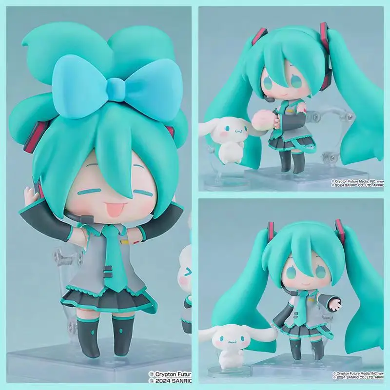 

GSC Nendoroid Hatsune Miku and Cinnamoroll Collaboration Version Anime Figure Decoration Collection Model Gift In Stock