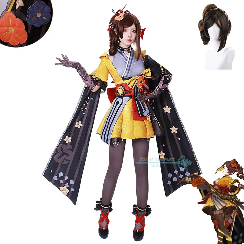 Chiori Cosplay jeu Genshinimpact Chiori impression 3D Cosplay Costume robe perruque chaussures Anime jeu de rôle carnaval fête vêtements