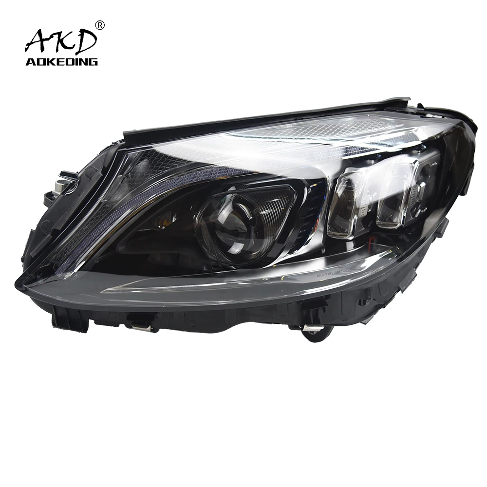 Car Lights For W205 C Class S205 2014-2020 LED Headlights DRL Fog Lamp Turn Signal Low Beam High Beam Accessories Upgrade