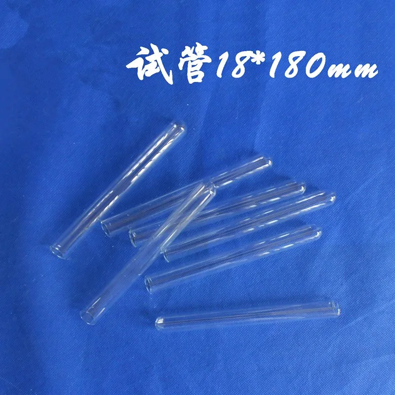 

1pc round bottom test tube Glass test tube 18*180mm Chemical experiment consumables Teaching equipment