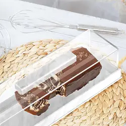 Acrylic Bakery Pastry Display Case Acrylic Display Case Reusable Cupcake Carrier for Pastry Cheesecakes Baked Treats Cookie Pies