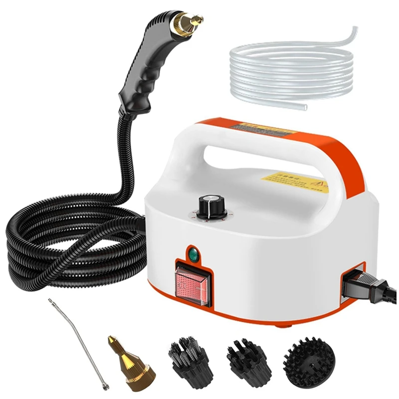 

2500W Portable Steam Cleaner High Temperature Steamer For Cleaning Furniture, Kitchen, Bathroom, Grout And Tile