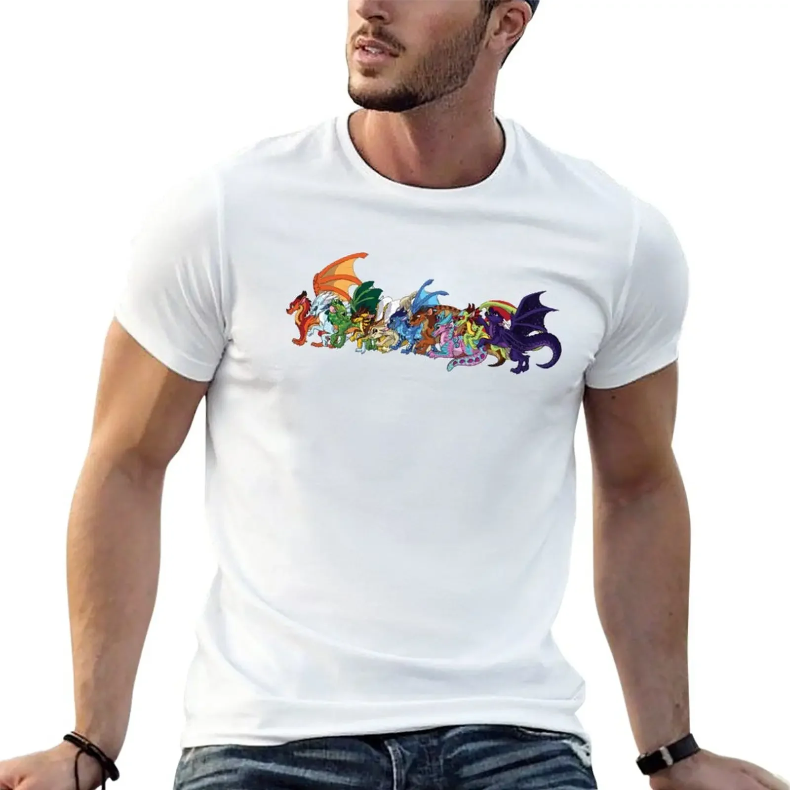 New Wings of Fire Dragonets T-Shirt basketball graphic tees vintage graphic tee sublime anime clothes mens clothing