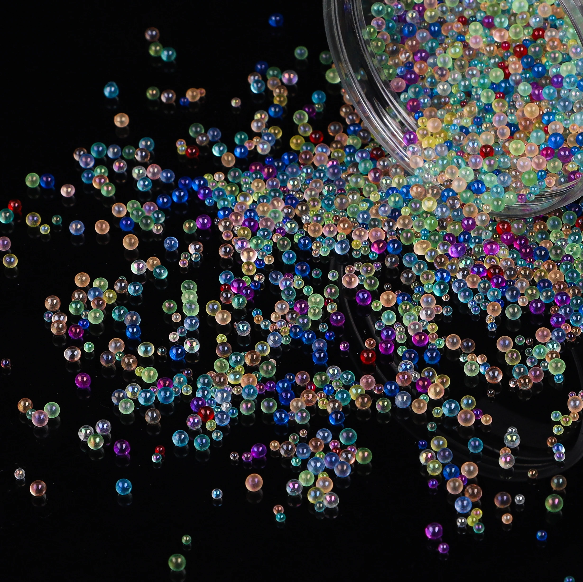 Mini Bubble Ball Beads, 10-20g for DIY Crafting