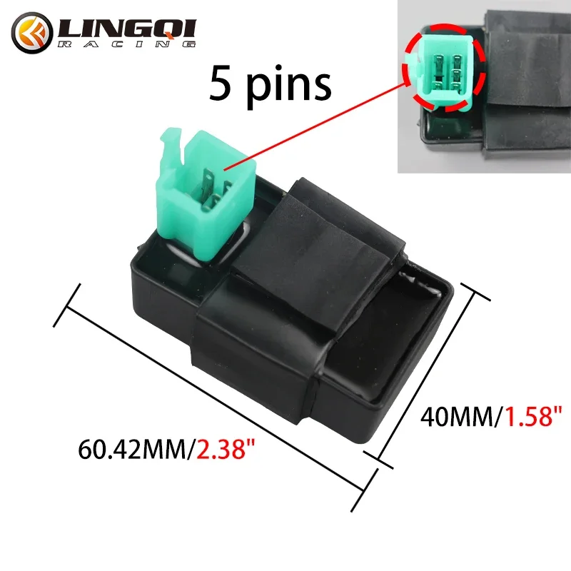 LINGQI RACING Trigger Ignition Switch 5 Pin AC CDI Box For Motorcycle Electric Scooter Engine Accessories Modified Parts