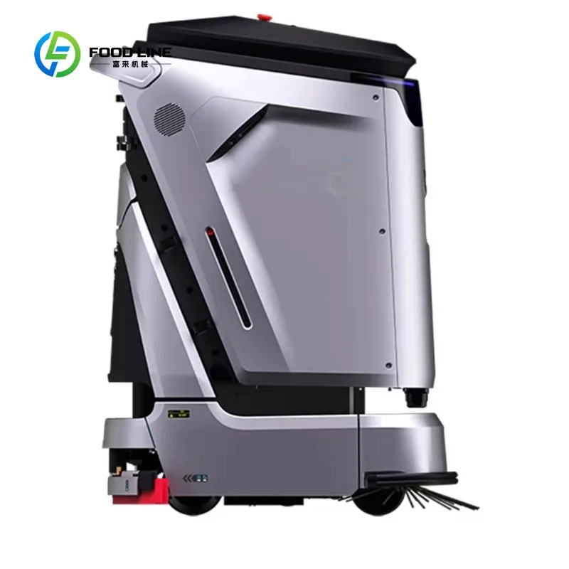 Customized Autonomous Industrial Cleaning Robot Floor Scrubber Sweep Auto-Refilling Cleaner Robot for Mall with 92L Water Tank