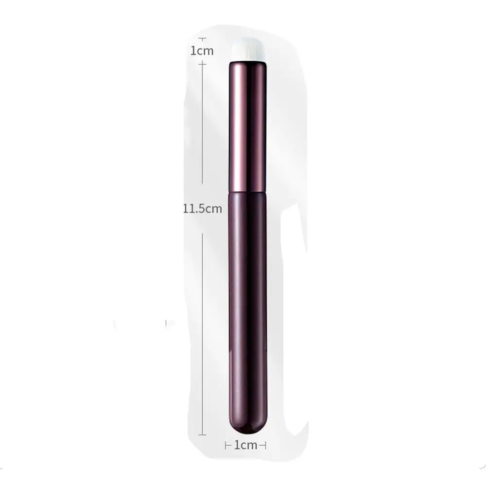 Purple Round Head Lip Brush Multi-Function Lipstick Brush Round Head Concealer Brush Fiber Makeup Brush Lip Halo Dyeing Brush