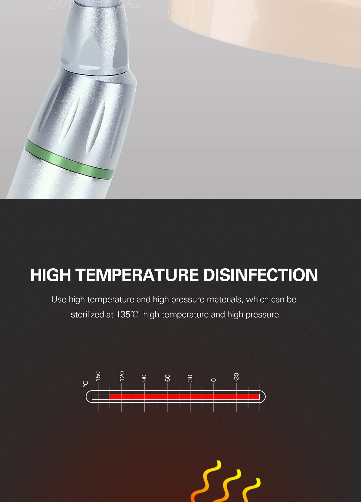 AZDENT Dental 4:1 Reduktions-Winkelstück Interproximale Polierstreifen 1:1 Interproximaler Polierer – Detail 25