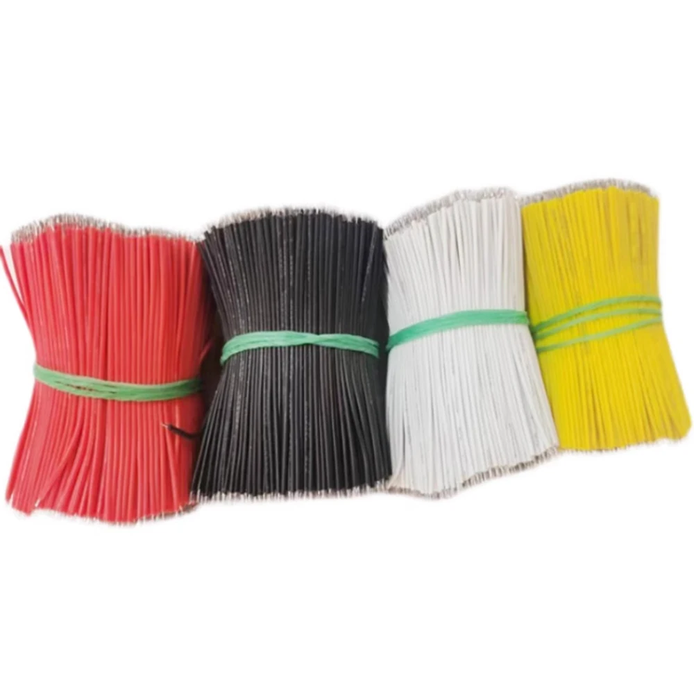 

Силиконовый провод, высокотемпературный высоковольтный кабель 30AWG, электронная соединительная проволока, олово на обоих концах, наружный диаметр 1 мм, сварочная проволока