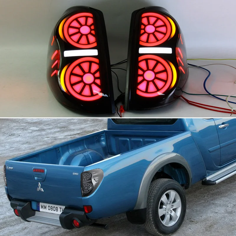 

Car LED Tail Light For Mitsubishi Triton L200 2006-2014 LED Rear Running Light + Brake Lamp + Reverse Lamp + Turn Signal