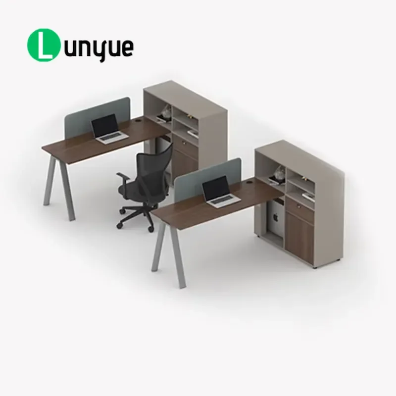 Modern Melamine 6 Person Modular Desk Cubicle Workstation Customizable Office Furniture for School ISO Certified Durable