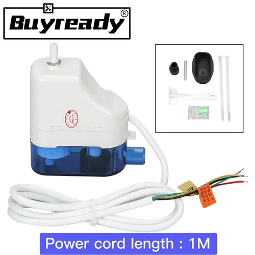 Imagen 2 del producto Bomba de condensado ultrasilencioso automática, 220V, 24L/H, 40L/H, RS-24C/40C, bombas de elevación de condensado, drenaje de aire acondicionado con gancho 1-3P