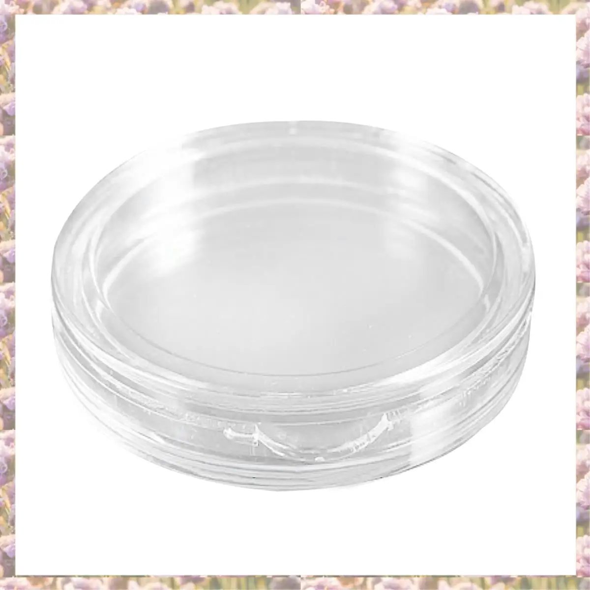 -FTGT 10 Pcs Small Round Transparent Plastic Coin Capsules Box 40Mm