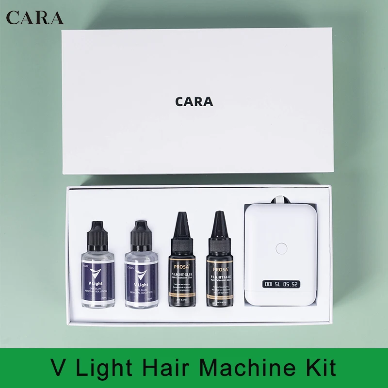 UV Light Hair Extensions New Hair Machine Kit V Light Technology Hair Extension Tools For Tape Hair UV Light Glue Wholesale