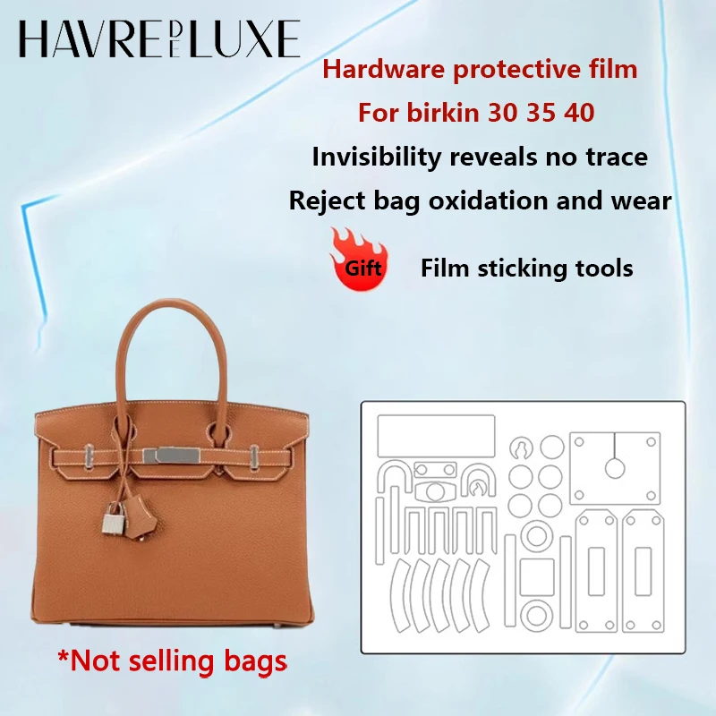 

Hardware protective film for birkin 30 35 40 invisibility reveals no trace anti scratch film bag accessories