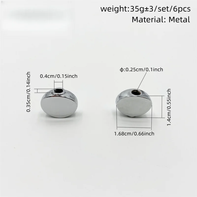 6 unidades de tapas de perilla de guitarra de baquelita con botón de cuerda redondo pequeño de metal para clavijero de guitarra folk