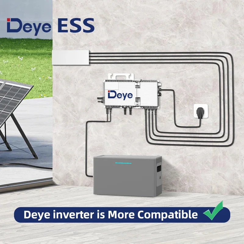 Deye ESS AE-FS2.0-2H2 All-in-1 Home Charge Baterie litowo-jonowe Magazynowanie energii słonecznej Bateria Lifepo4