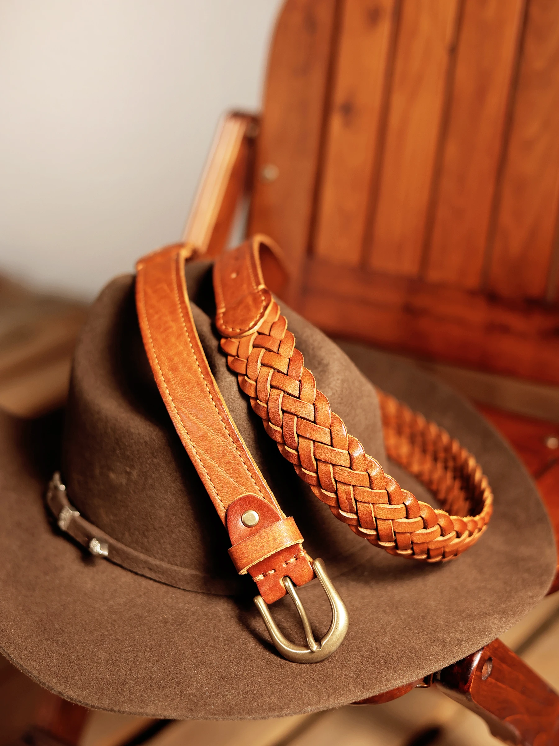 handwoven-top-layer-tanned-cowhide-leather-belt-retro-american-vintage-denim-workwear-waist-belt-for-casual-and-date