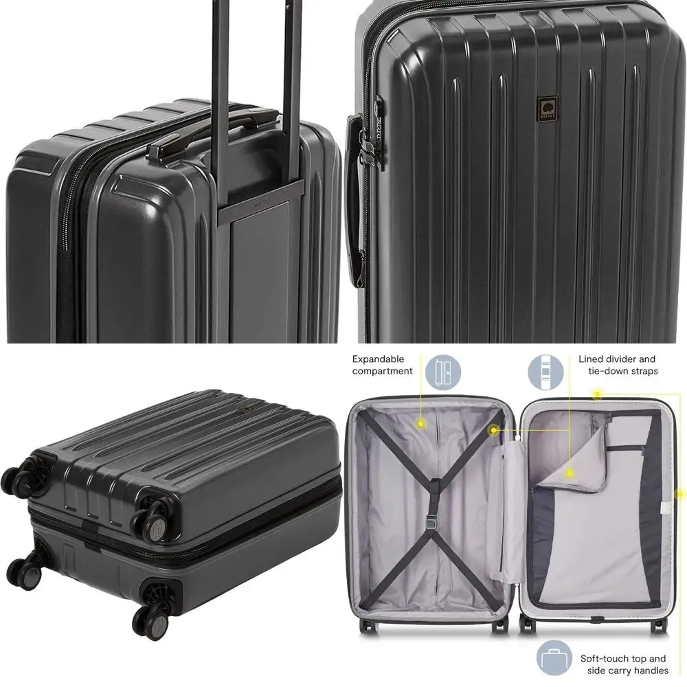 

Delsey Paris Graphite 21 Expandable Spinner Carry-On Luggage