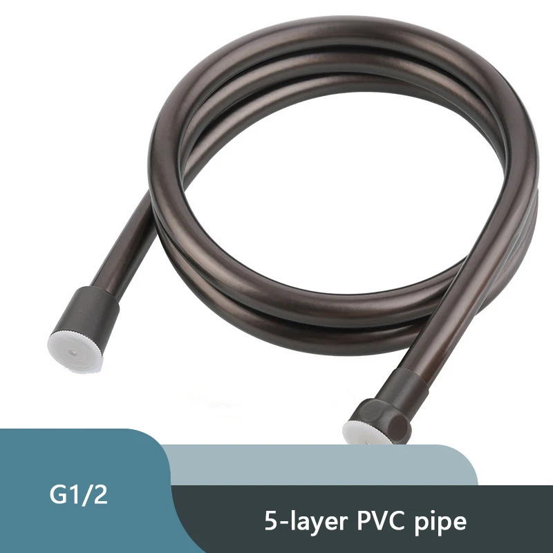 

PVC gun gray shower hose, hot water pipe, shower pipe connector, shower head, shower pipe