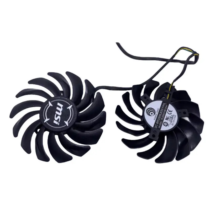 For MSI GTX 1050 1060 Graphics Card 85mm Computer Fan RTX2080 PLD09210B12HH