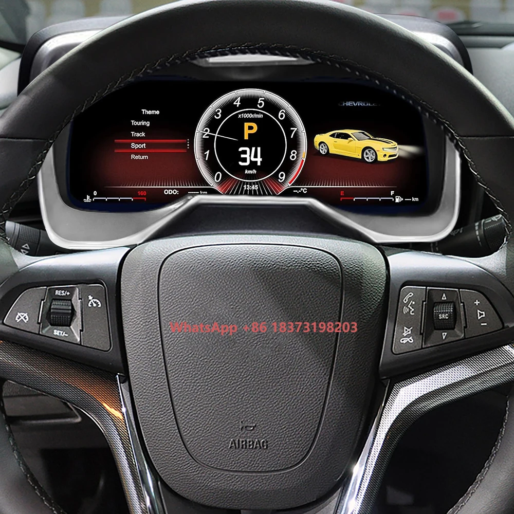 

ACARDASH Digital Cluster Digital Speedometer Digital Dashboard Plug and Play With Head up Display for Chevrolet 5th Gen Camaro