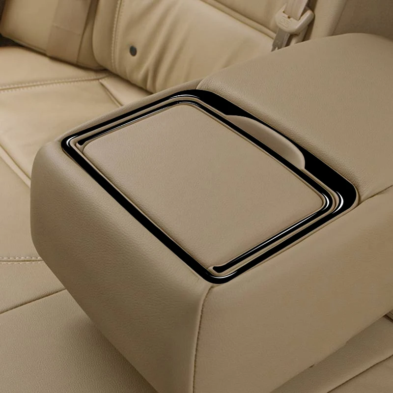 Rear Cup Holder Frame Decorative Trim Cover Sticker Carbon Fiber/ABS Car Accessories for Azera 2006 2007 2008 2009 2010 2011 image 5