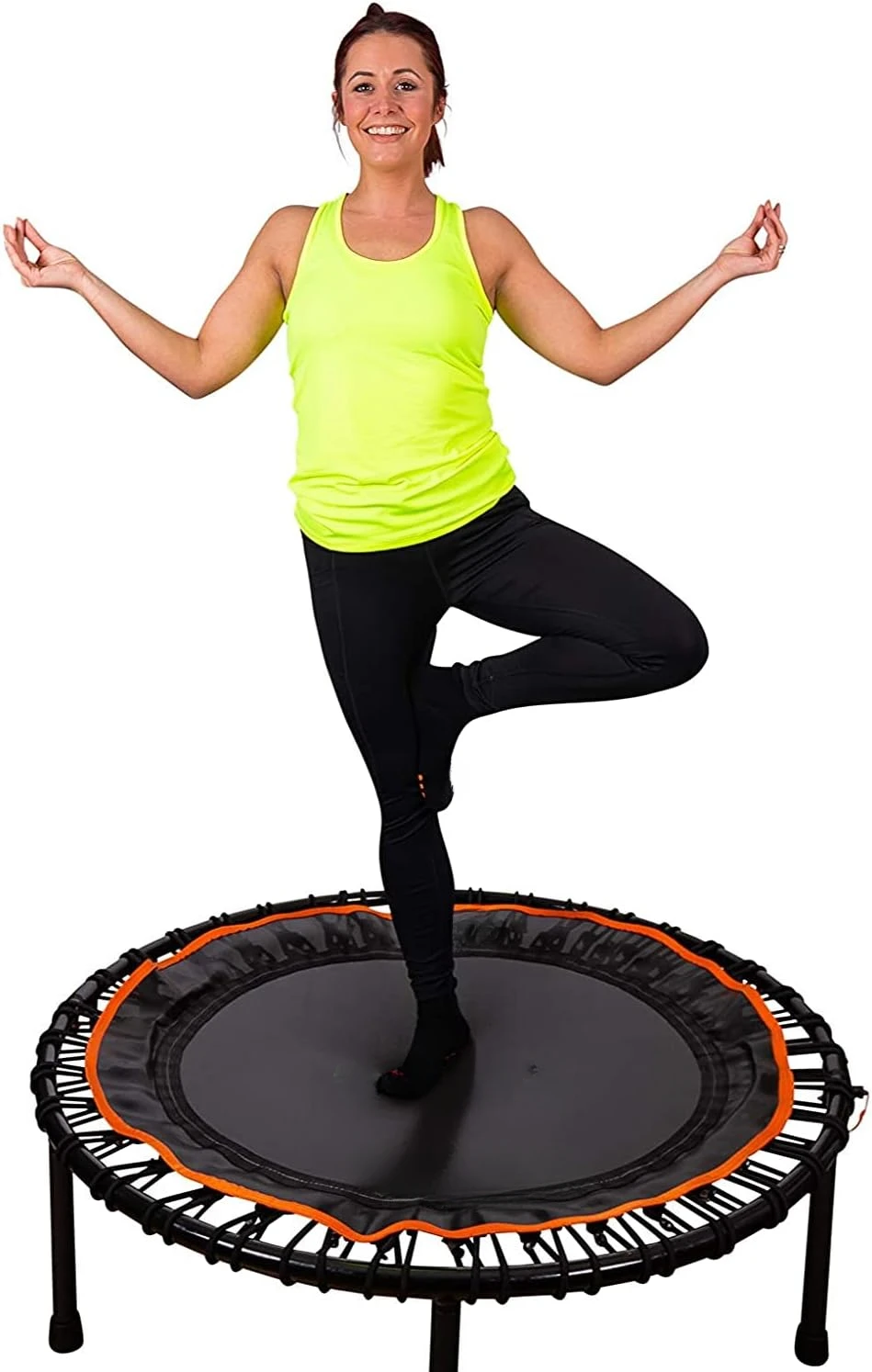 USA Bungee Rebounder | Assembled | Half Folding | Silent & Beautifully Designed Pro Indoor Mini Trampoline