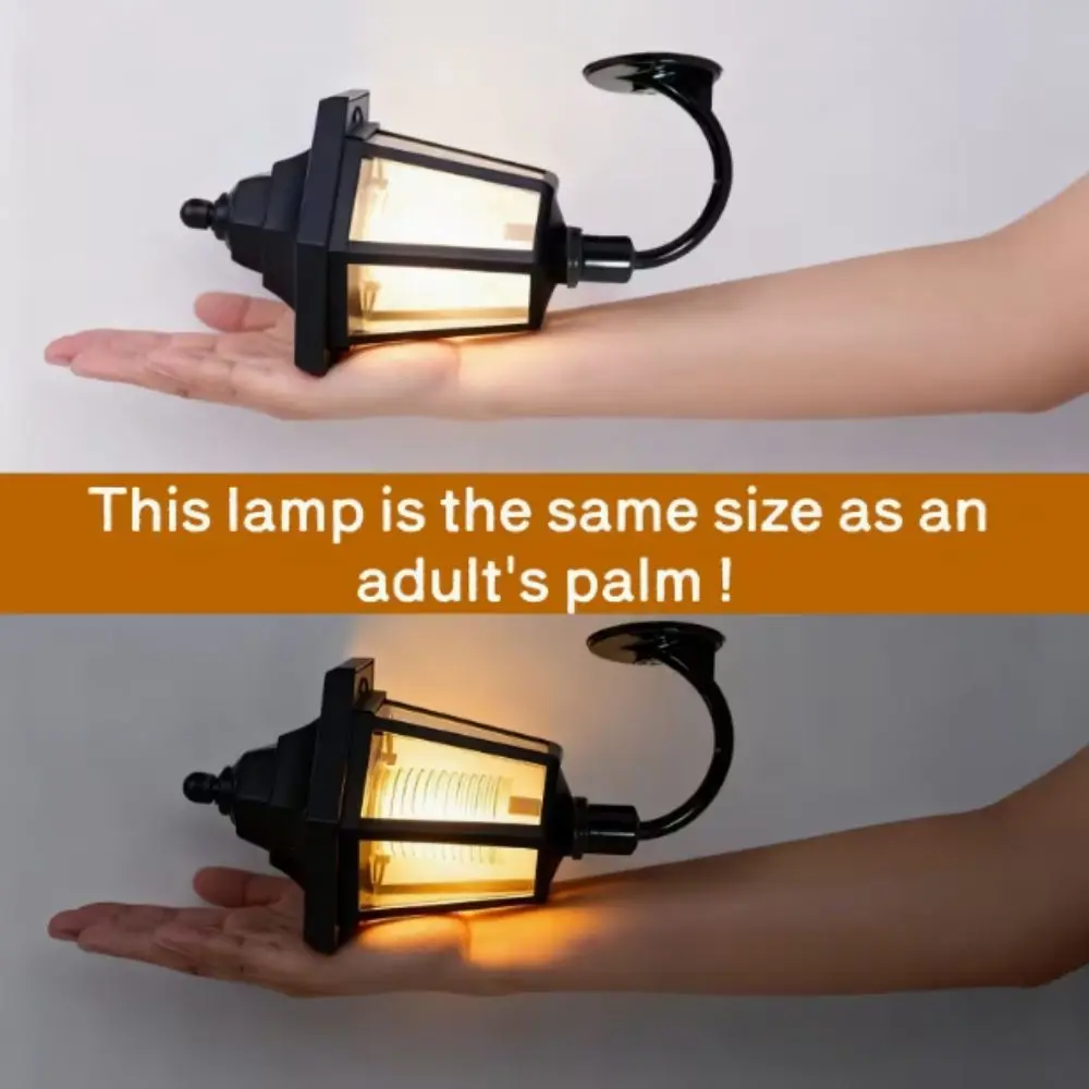 Waterproof Solar Wall Light Solar Energy Outdoor Rated Wall Sconce Hexagon Shape Decorative Design LED Wall Lamp