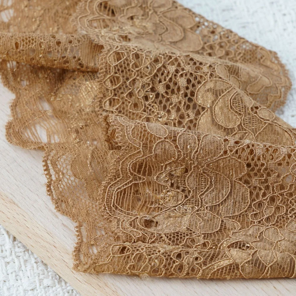 Modisches elastisches Haarband aus Mesh-Spitze, ausgehöhlt, elegantes Stirnband, leicht, atmungsaktiv, Kopfbedeckung, Kopfbedeckung für Damen und Mädchen – Detail 3