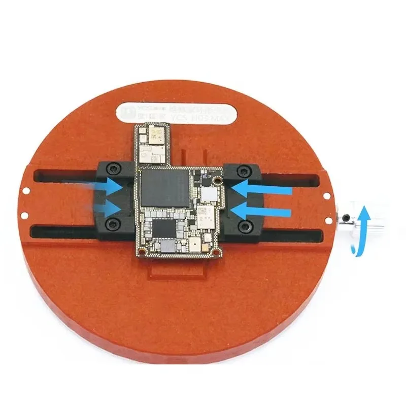 YCS-H03 Maximum Universal Round Fixture Mobile Phone main board Welding BGA Central Processor IC Chip Mini Glue Tin Removal Repa