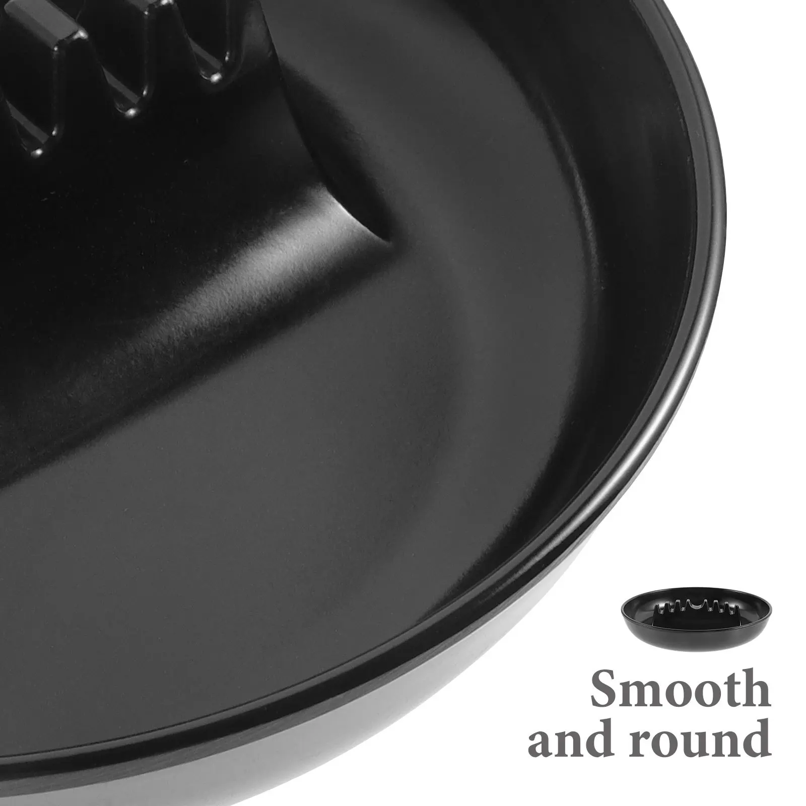 

Home Ashtray Tabletop Durable Portable Cigarette Holder Multiple Slot Round Decorative Ash Tray for Indoor Outdoor Car Use