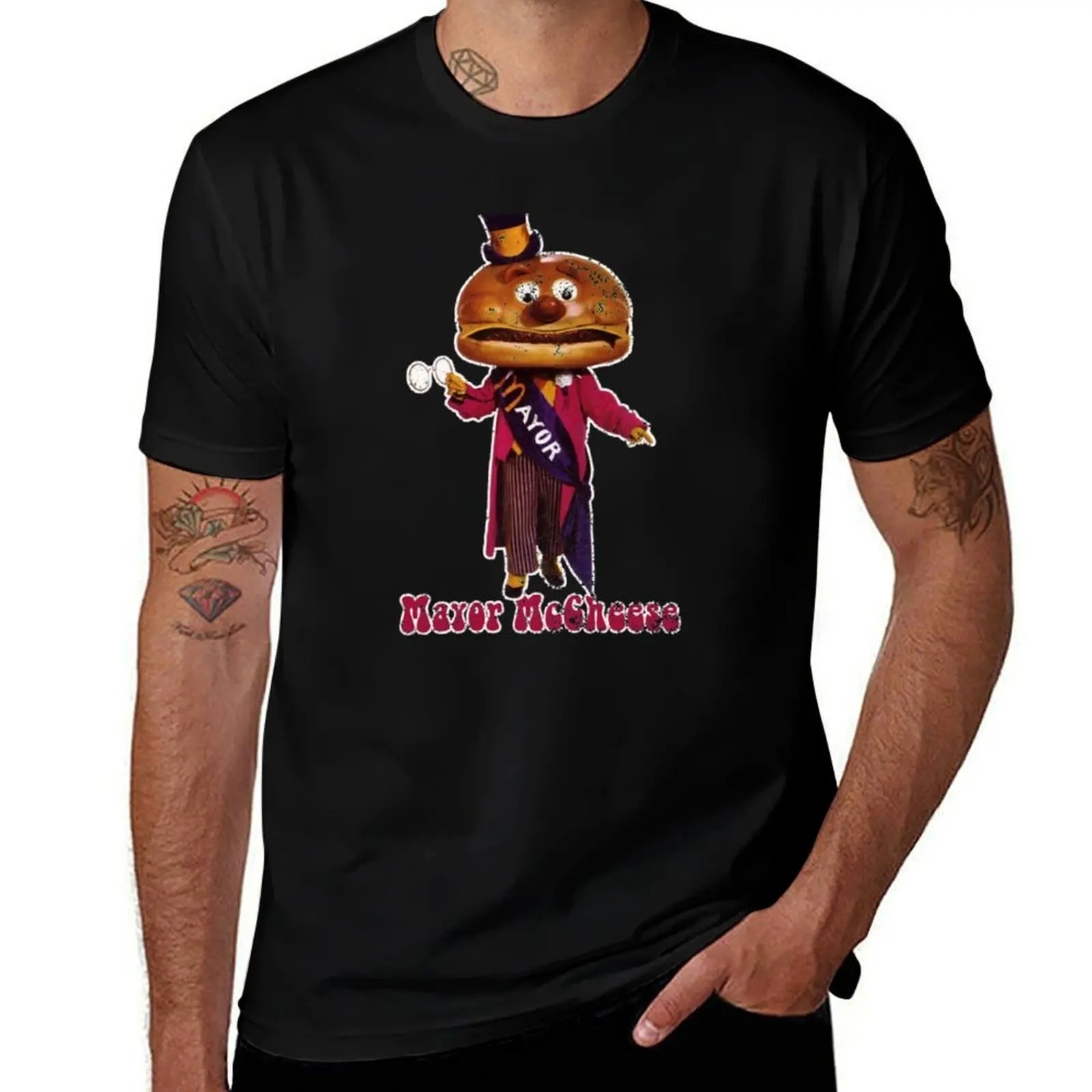 Mayor Mccheese Mayor McCheese T-Shirt Lightweight Casual Summer T-Shirt