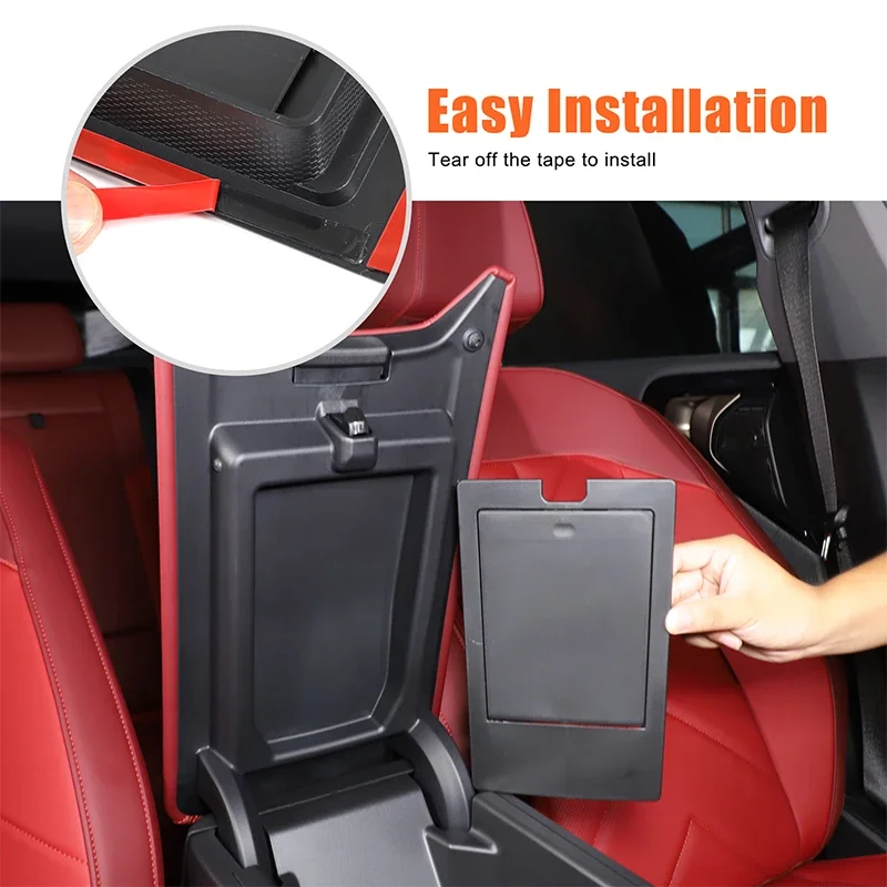 

For BMW X3 G45 2025+ ABS Black Car center control armrest box privacy storage box car interior decoration accessories