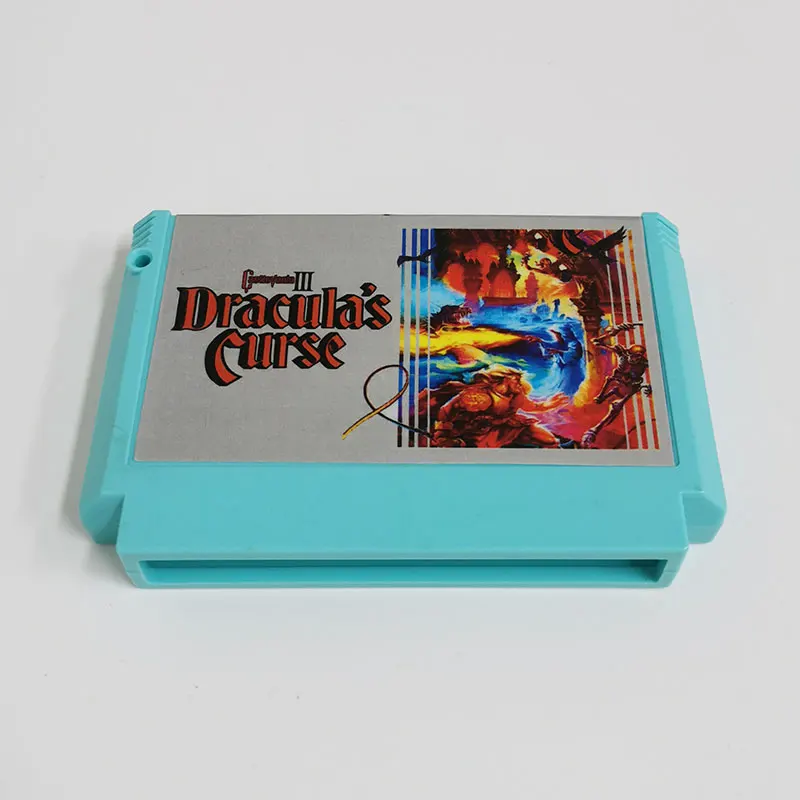 Castlevania-3-Dracula لعنة الرجعية وحدة التحكم ، الكمبيوتر الأسرة ، FC ، الأسرة ، NES لعبة خرطوشة ، 60 دبوس