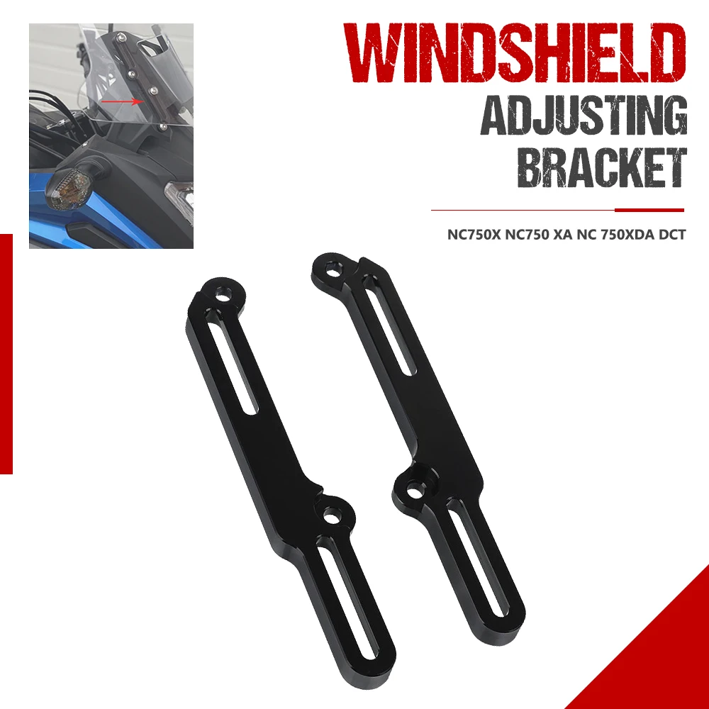 

Motorcycle Windshield Adjusting Bracket For Honda NC750X NC750XA NC750XDA NC750DCT NC 750 XDA DCT 2016-2020 Windscreen Adjusters