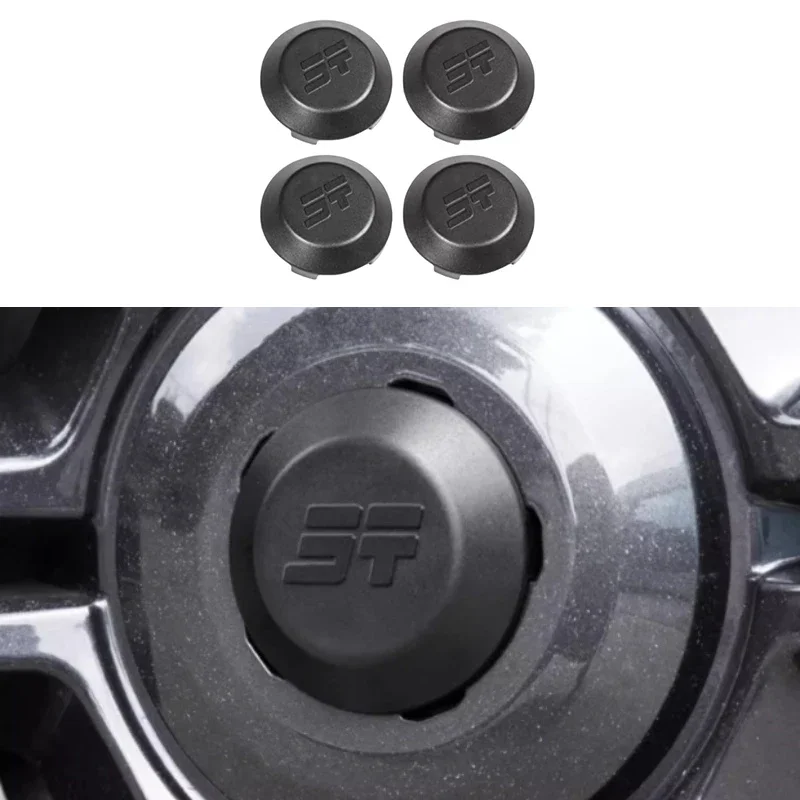 Car All-inclusive Matte Black Wheel Hub Cover Fit for JETOUR Traveler T2 ABS Black Four-wheel Hub Cap Car Modified Accessories