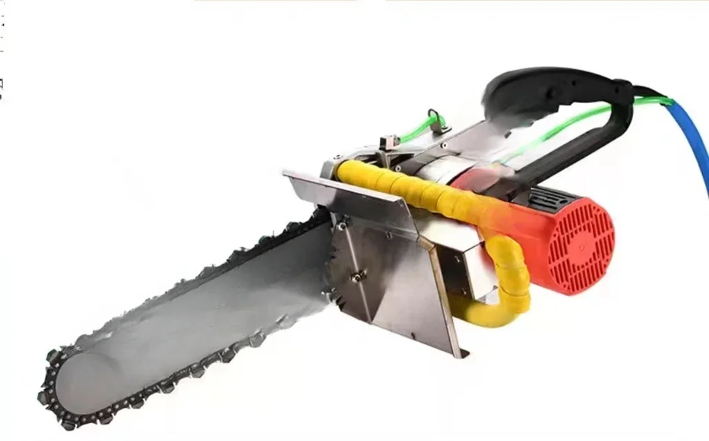 Catena diamantata resistente all\'usura per la costruzione sega a catena per calcestruzzo alimentata idraulica con nuovo motoriduttore della pompa