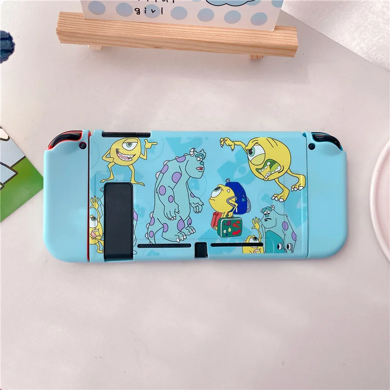Cute Monsters University Soft TPU Case Shell Protective For Switch Split Housing Box For Nintendo Switch Accessories NS Console