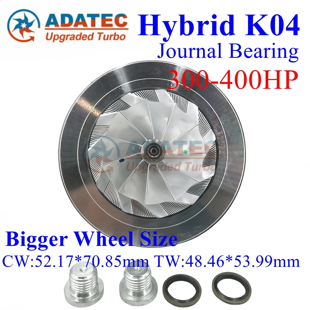 

K04-064 Обновление турбины CHRA 53049880064 Гибридный турбокартридж для VW Golf V 2,0 TFSI/VI 2,0 R/VI 2,0 GTI 35, Scirocco 2,0 R