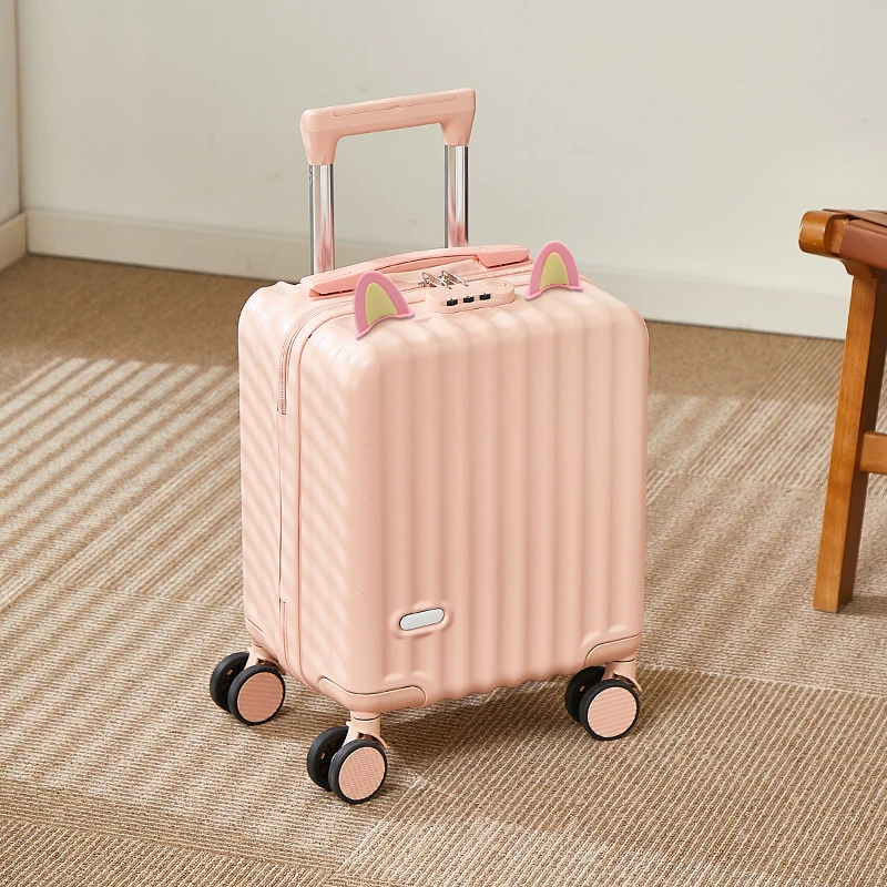 

4-Inch Carry-On Suitcase able Air Travel Lage ature Roller Bag for Spring Autumn Low-Cost Airlines