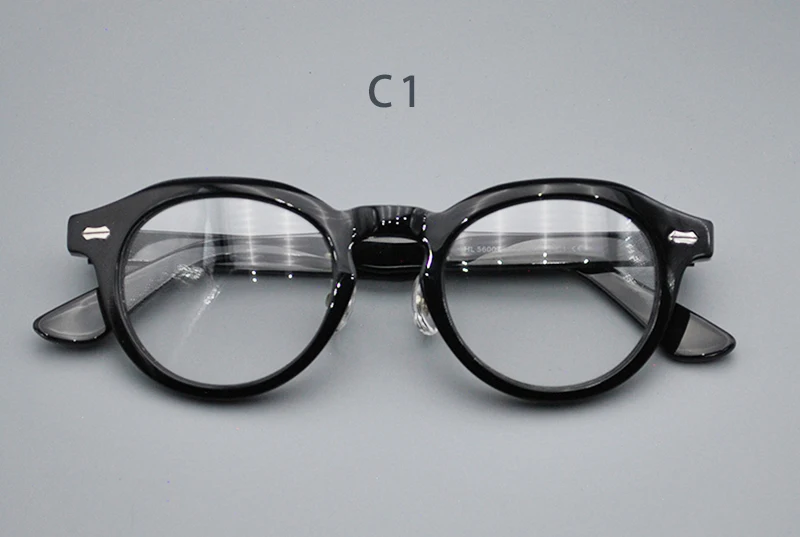 ALICIA Neue Mode Retro Runde Spektakel Luxus Acetat Brillen Kleine Größe Brillen Optische Verordnung Rahmen Mann Frauen – Detail 12