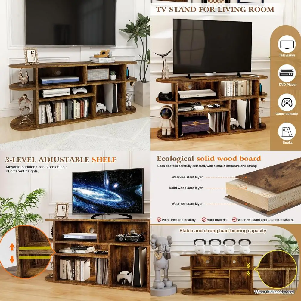 Wooden 55 Inch Tv S… - image