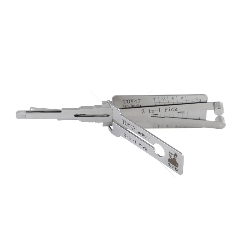 Lishi 2in1 TOY43AT TOY48 TOY2 TOY2014 TOY2048 TOY43 TOY43R  Open Car Door Lishi pick tool   Locksmith tool