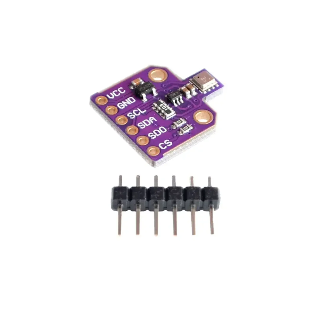 

5pcs BME680 Temperature and Humidity Pressure High Altitude Sensor Module Digital 4 in 1 Sensor With Gas High Accuracy